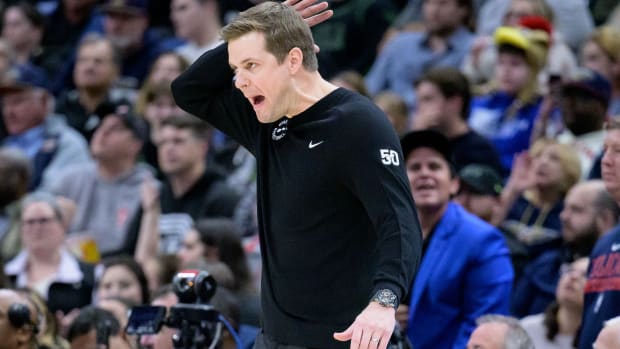 Utah Jazz head coach Will Hardy reacts during the second half against the New Orleans Pelicans at Smoothie King Center.